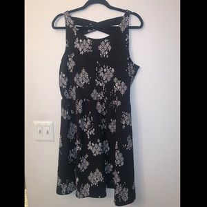 Black and white dress